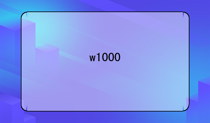 w1000